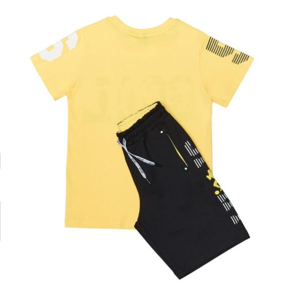 Sprint Σετ βερμούδα και μπλούζα για αγόρι κίτρινο, Κωδ.241-3007