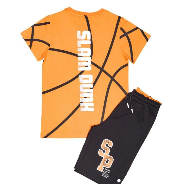 Sprint Σετ βερμούδα και μπλούζα για αγόρι πορτοκαλί, Κωδ.241-3009